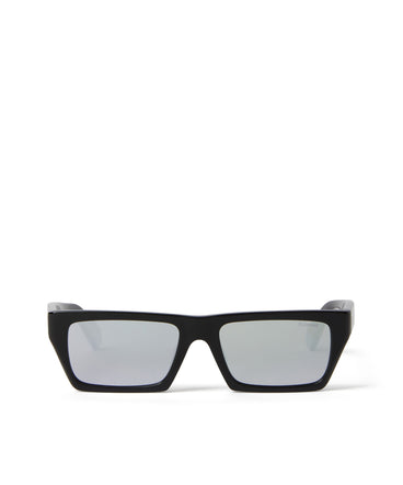 Mirrored sunglasses in Polaroid acetate for MSGM