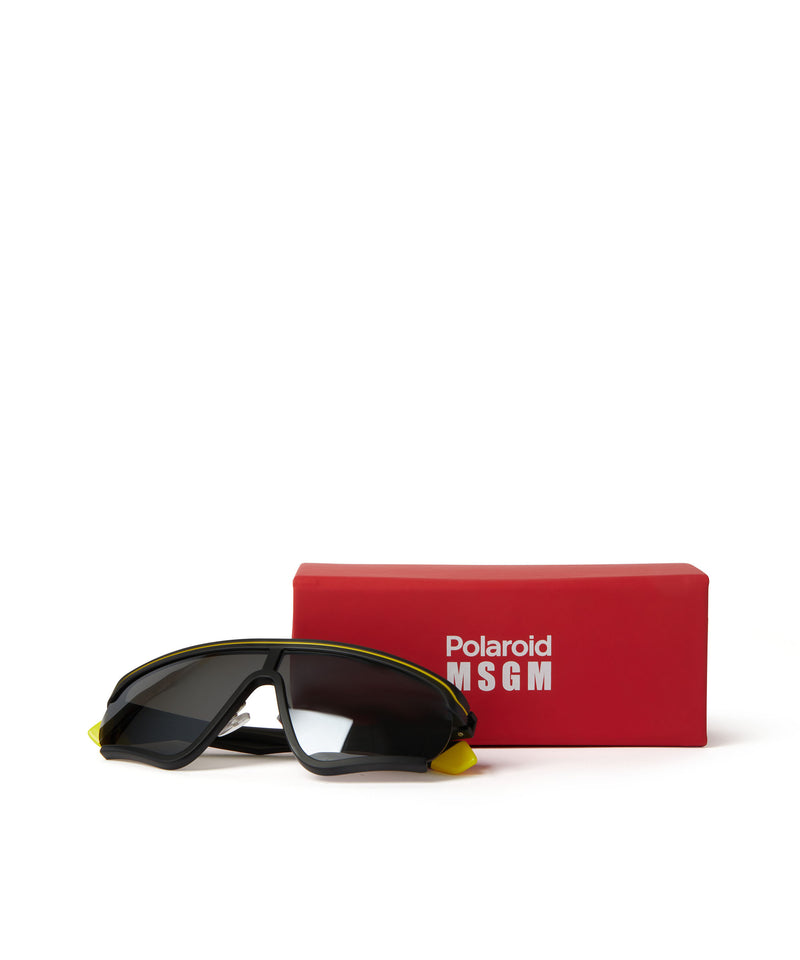 Occhiali da sole in policarbonato Polaroid per MSGM NERO Unisex 