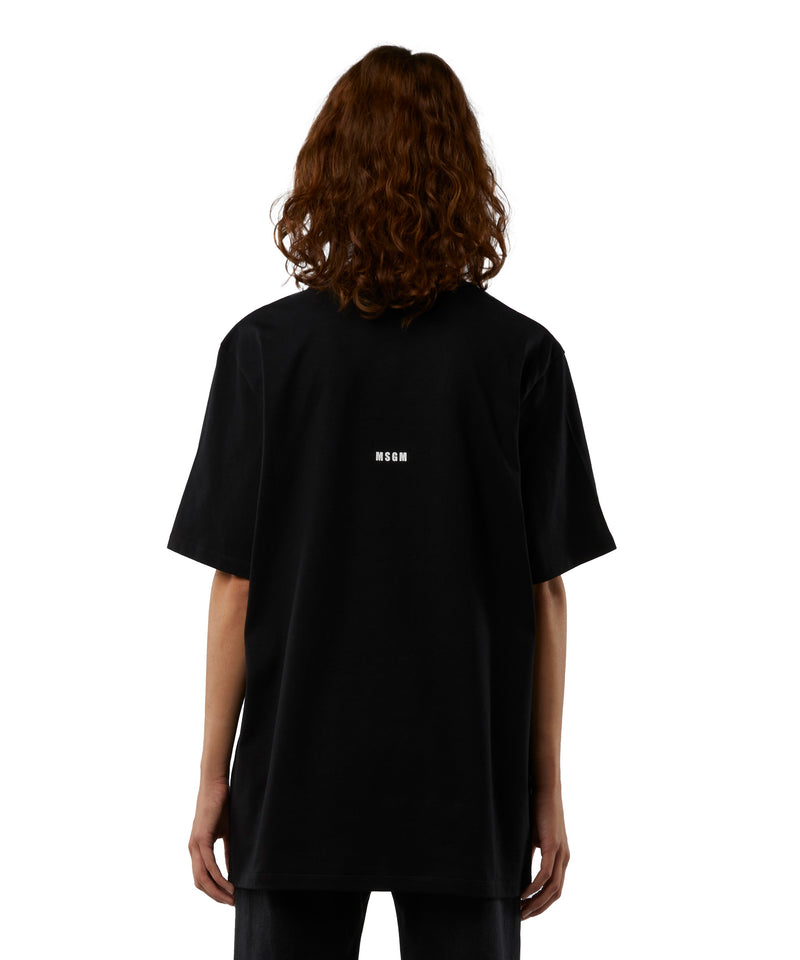 T-shirt quote "Vorrei vivere di inizi" BLACK Unisex 