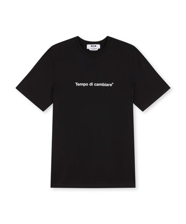T-shirt quote "Tempo di cambiare"