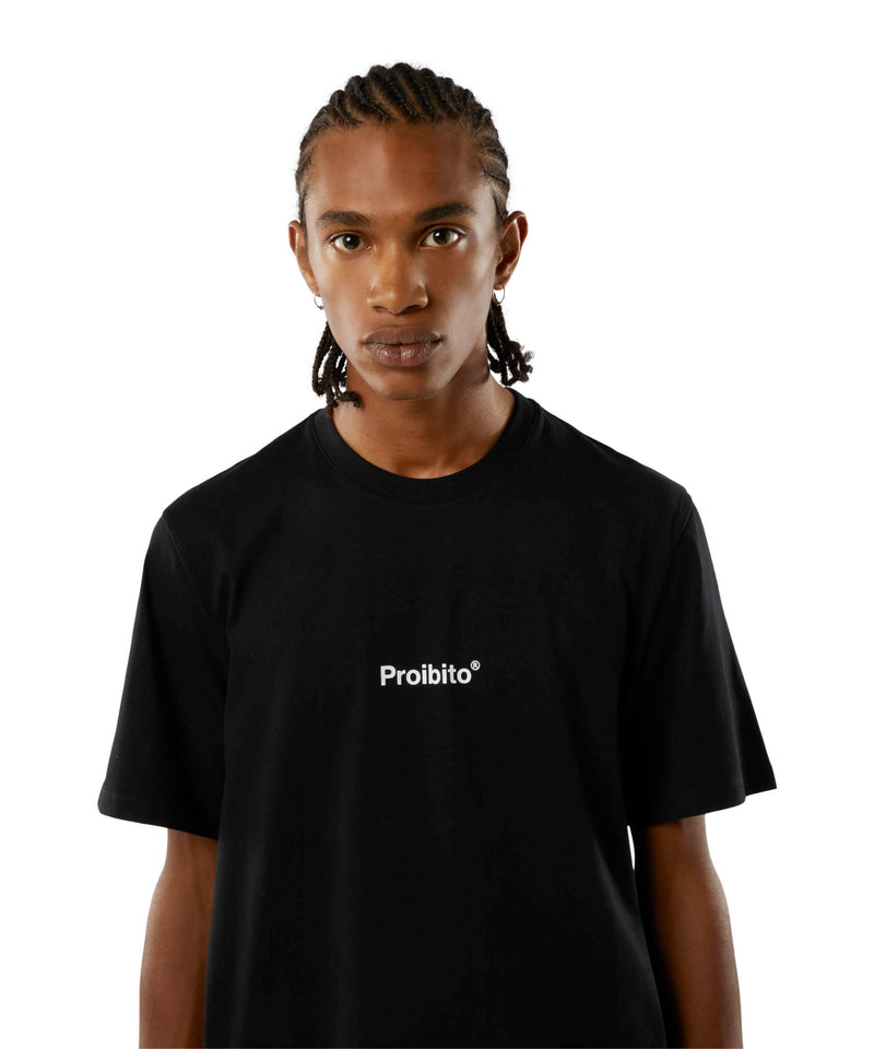 T-shirt quote "Proibito" BLACK Unisex 