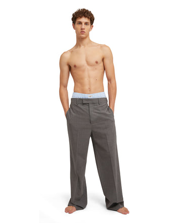 Cotton boxer with a classic line