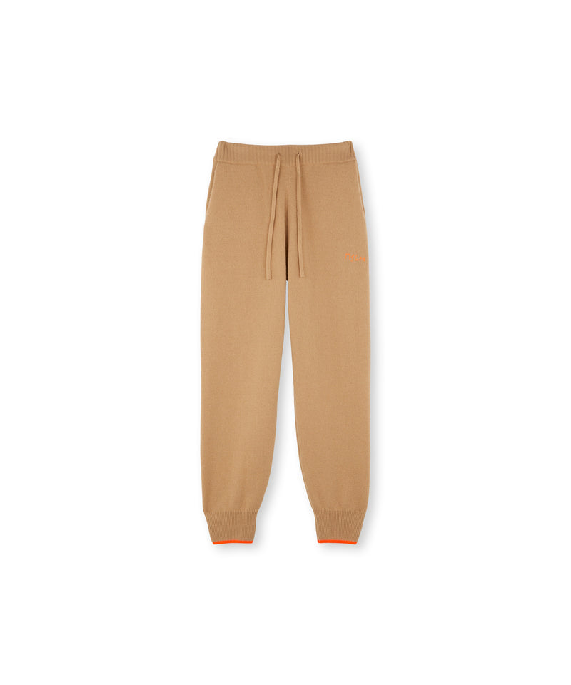 Wool and cashmere track pants BEIGE Men 