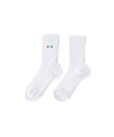 Socks with small MSGN "Rainbow" logo
