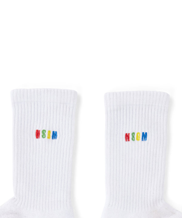 Socks with small MSGN "Rainbow" logo