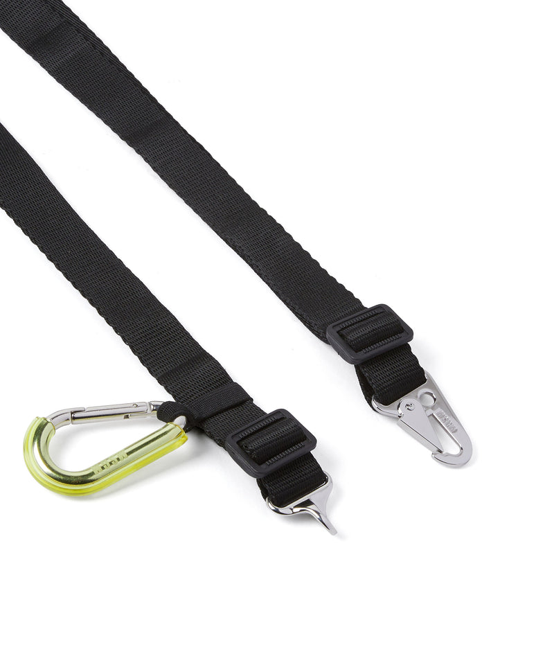 Fabric belt with snap-hook closure BLACK Men 