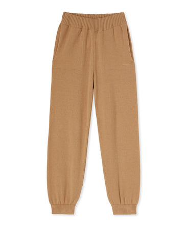 Cashmere blend track pants