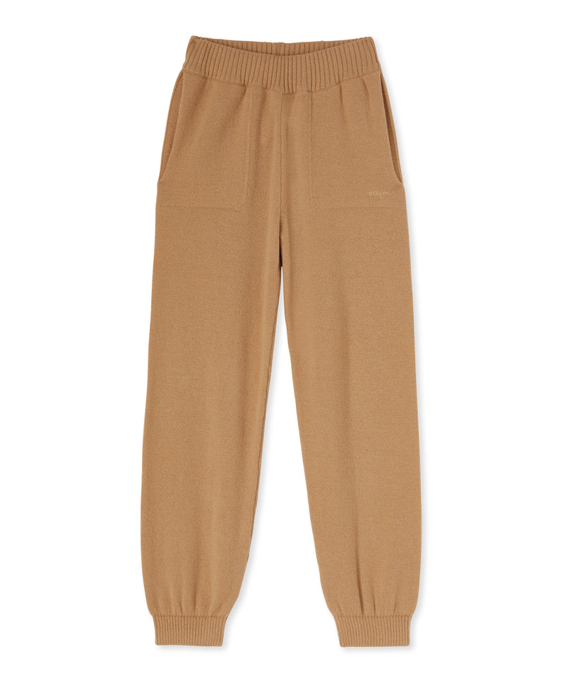 Cashmere blend track pants BEIGE Women 