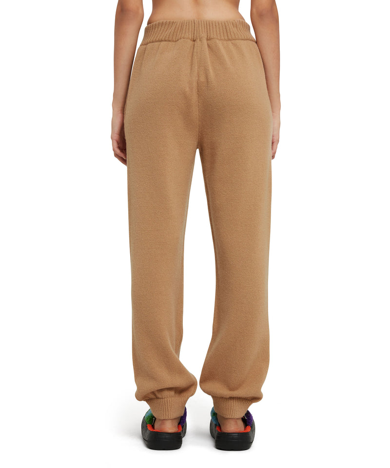 Cashmere blend track pants BEIGE Women 