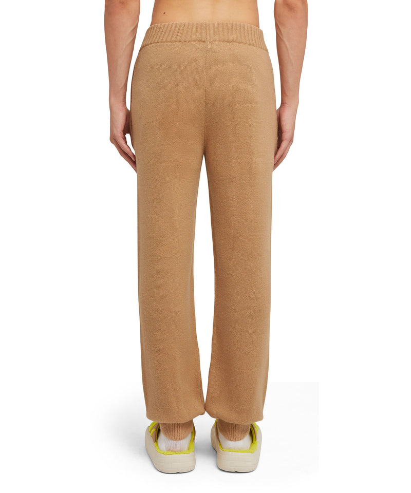 Cashmere blend track pants BEIGE Women 