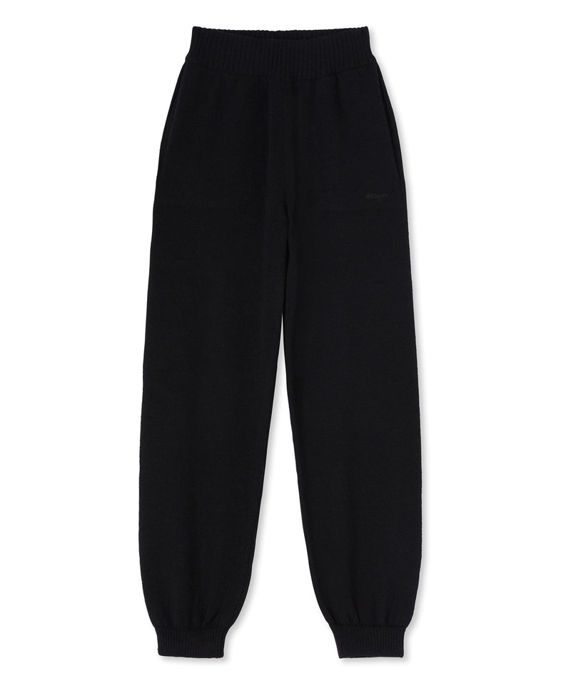 Cashmere blend track pants BLACK Women 
