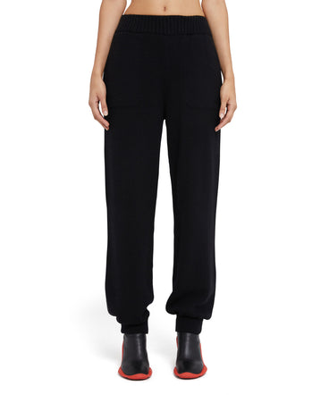 Cashmere blend track pants