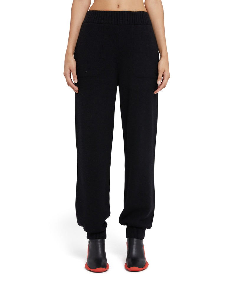 Cashmere blend track pants BLACK Women 
