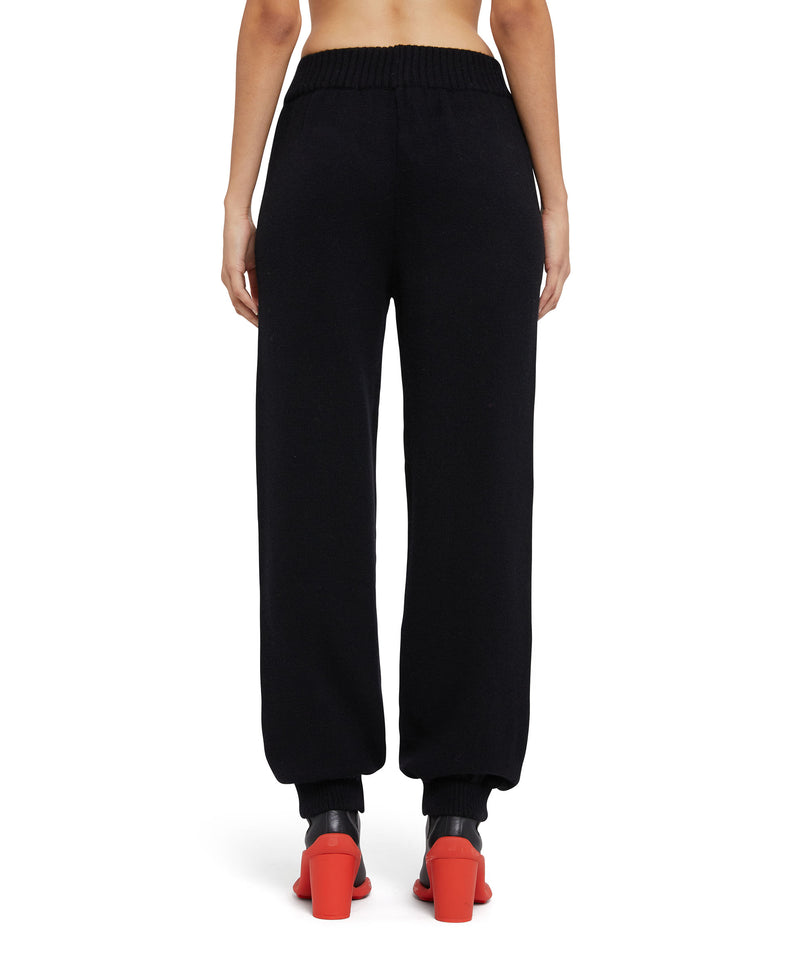 Cashmere blend track pants BLACK Women 