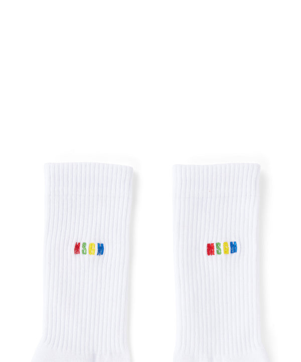 Socks with small MSGN "Rainbow" logo