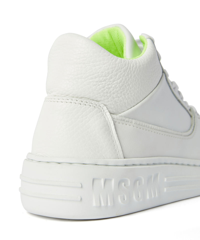 MSGM basketball High-tops WHITE Women 