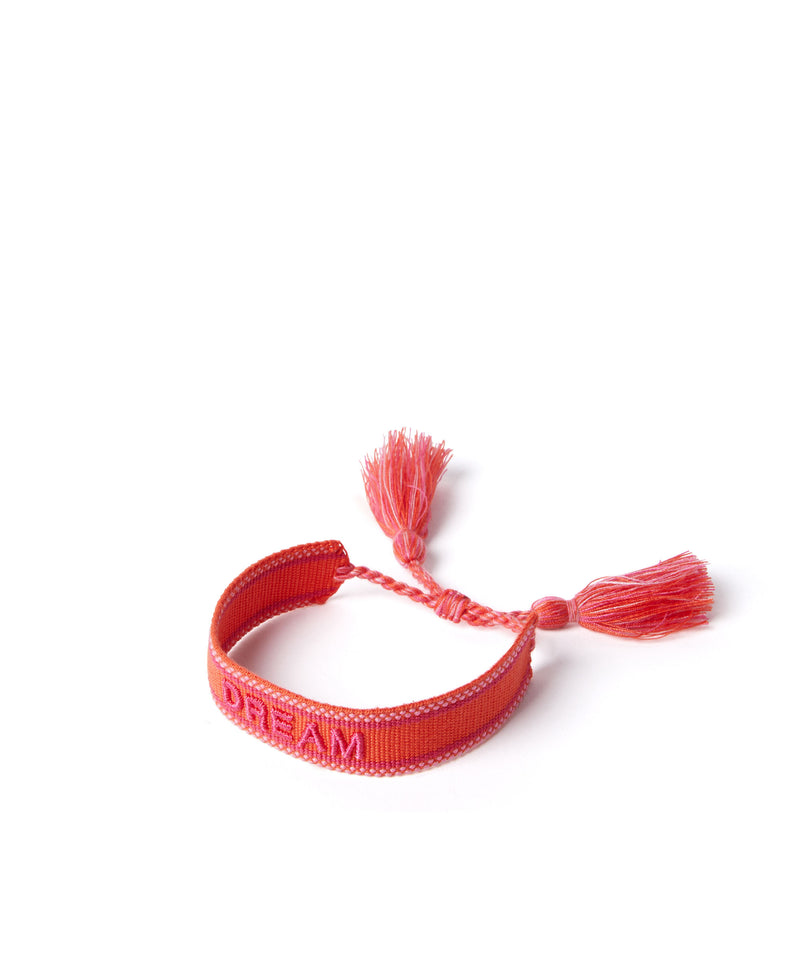 Embroidered cotton MSGM bracelets GREY Unisex 