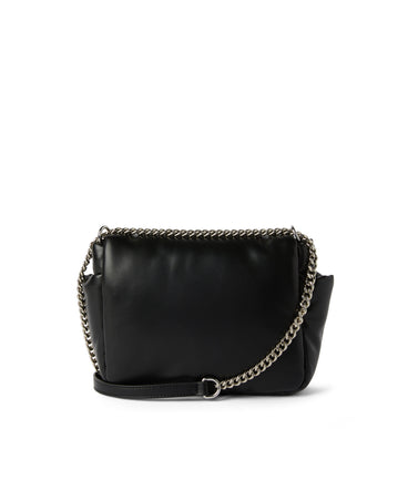 Puffer handbag with snap