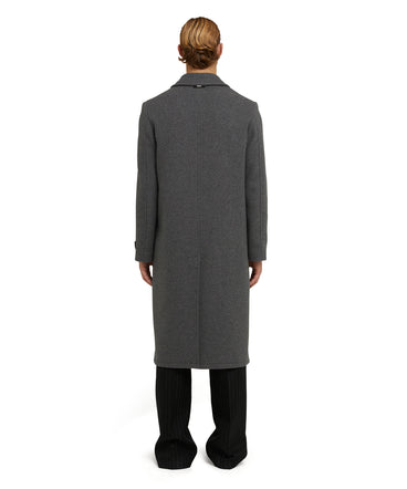Virgin wool "Wool Coating" double-breasted coat
