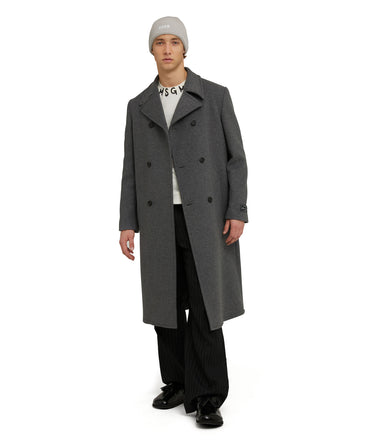 Virgin wool "Wool Coating" double-breasted coat