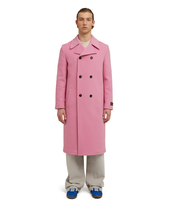 Virgin wool "Wool Coating" double-breasted coat