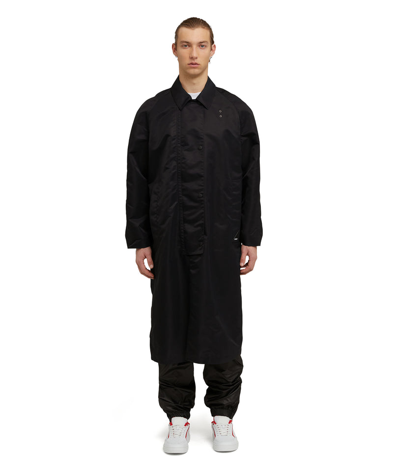 "Cordura Nylon" trench coat BLACK Men 