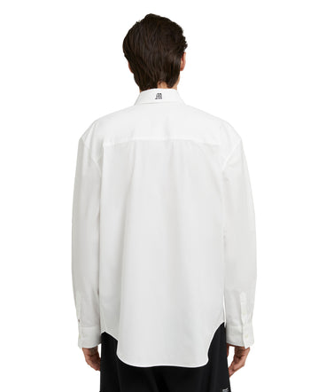 Organic cotton shirt with lithographic print from the collection