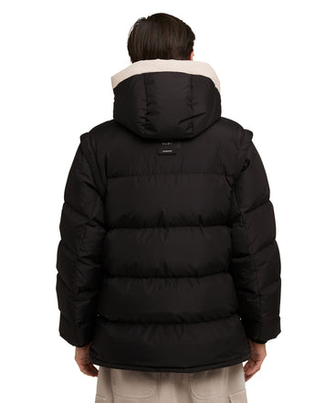 "Micro ripstop" down jacket with micro logo