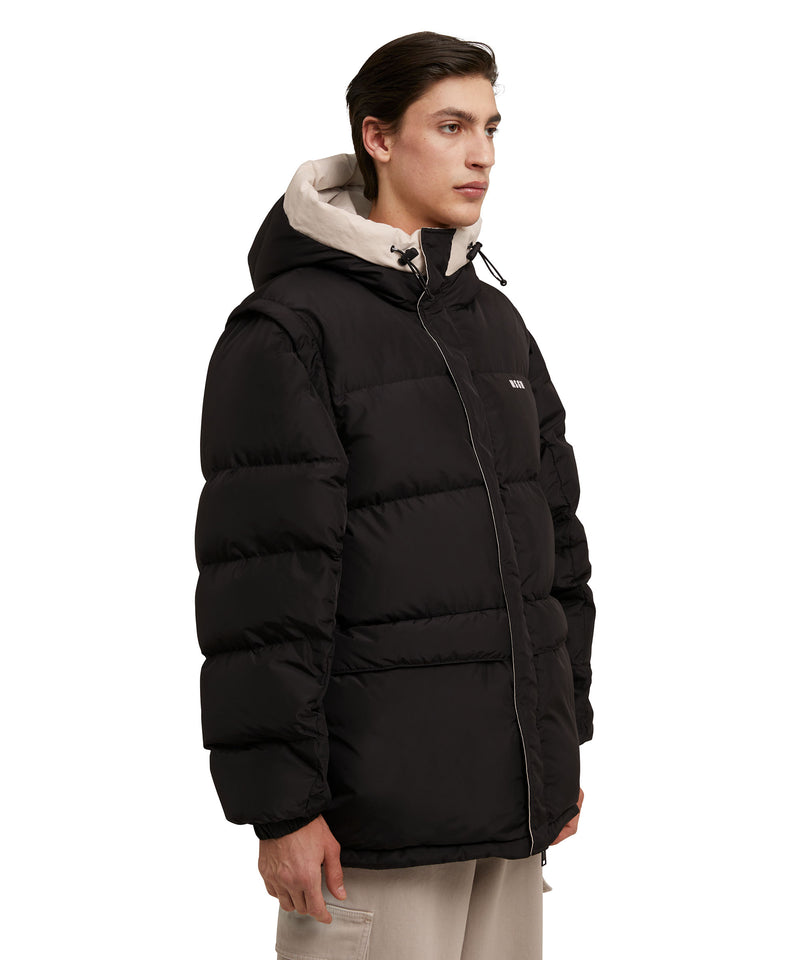 "Micro ripstop" down jacket with micro logo BLACK Men 