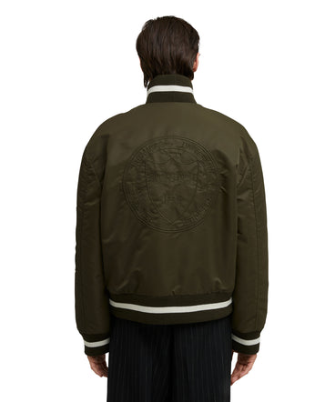 Padded "Cordura Nylon" bomber jacket
