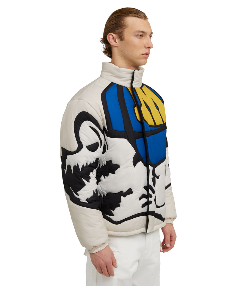 Down jacket decorated with mascot NUDE Men 