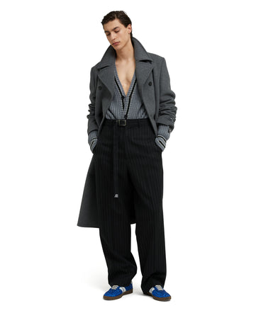 MSGM College Patch v-neck cardigan