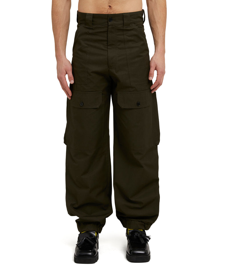 Organic cotton "Recycled Cotton Ripstop" workwear trousers PEPPER GREEN Men 