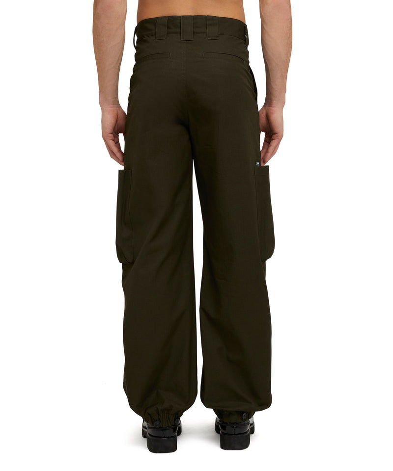 Organic cotton "Recycled Cotton Ripstop" workwear trousers PEPPER GREEN Men 