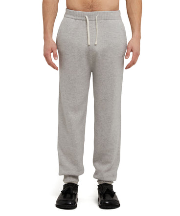MSGM trousers in "Embroidery Cachemire blend knit" fabric
