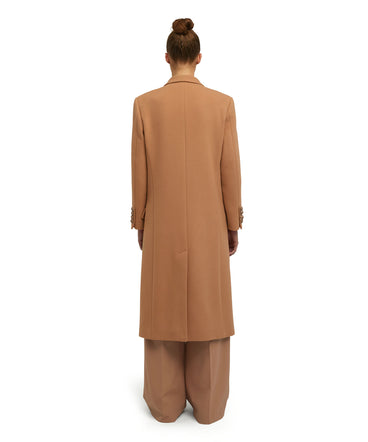 Virgin wool double-breasted coat "Wool Felt"
