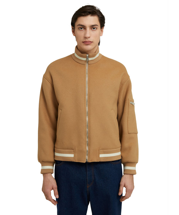 Virgin wool bomber jacket "Wool Felt"