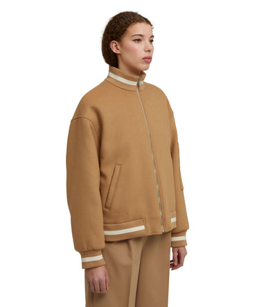 Virgin wool bomber jacket "Wool Felt"