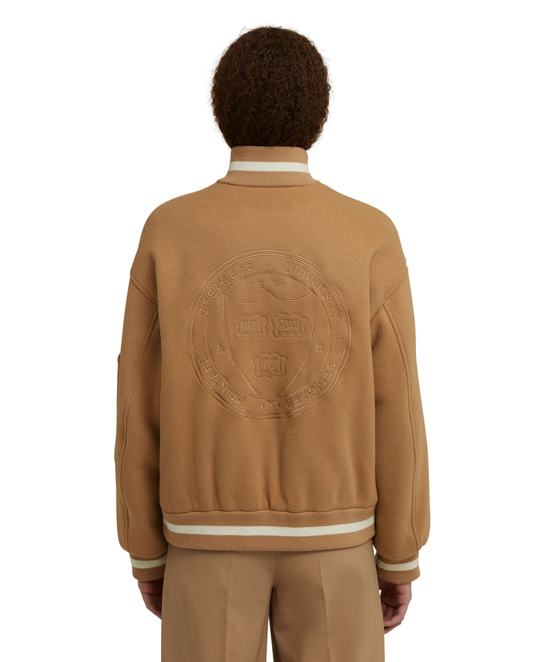 Virgin wool bomber jacket "Wool Felt" BEIGE Women 