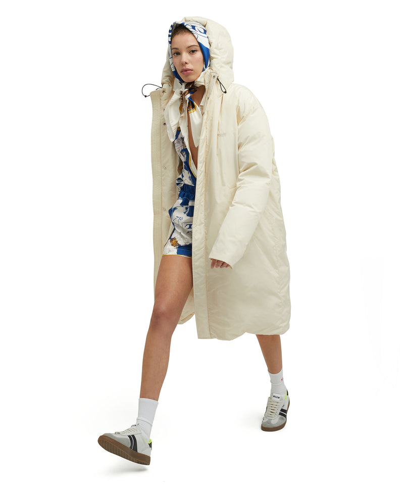 "Ripstop Nylon" long down jacket BUTTER Women 