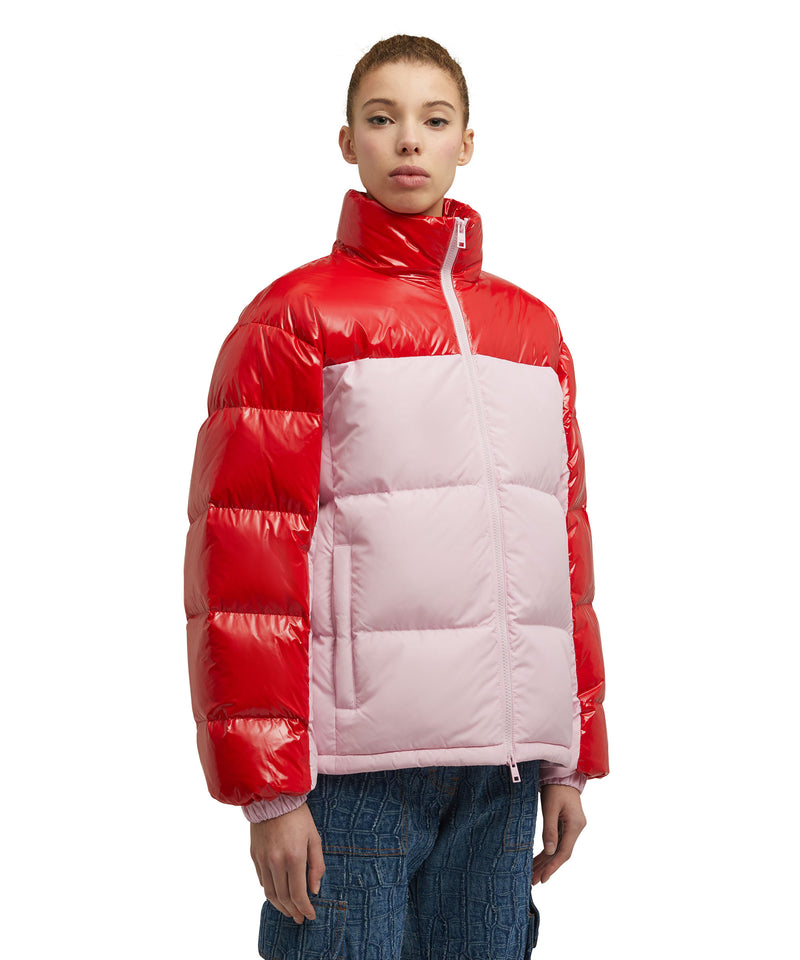 "Ripstop Nylon  & Shiny Nylon" down jacket PINK Women 
