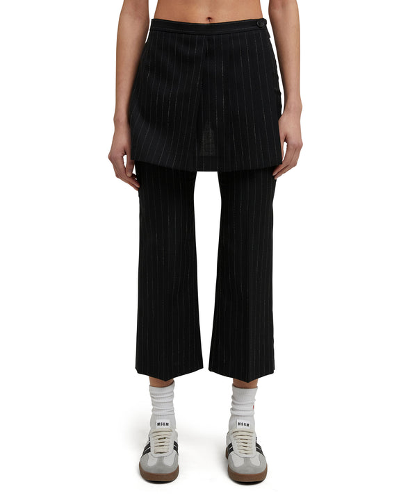 Wool trousers with "Pinstripe Wool" workmanship