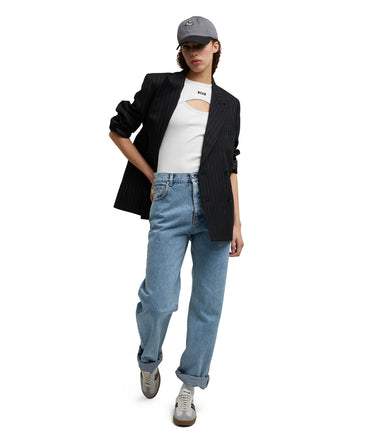 Cotton top MSGM Impact Embroidery
